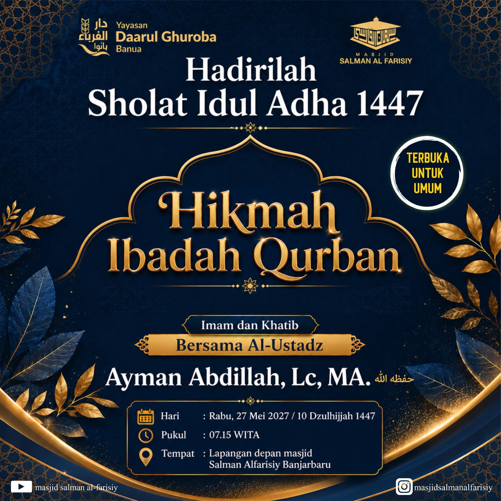 Sholat Idhul Adha 1447